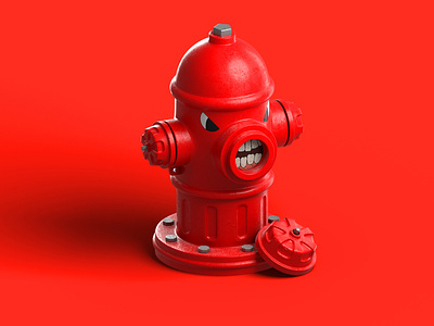 Angry Hydrant angry blender emotion hydrant madrabbit