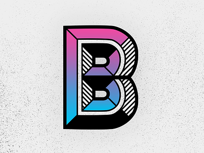 B graphicdesign letterart typography