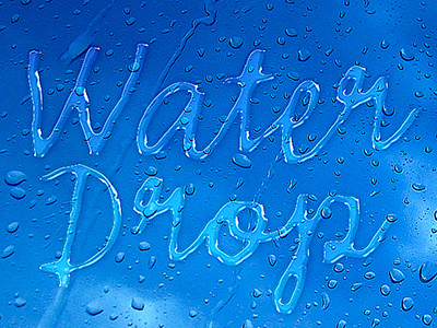 Water Drops drops layer photoshop style water