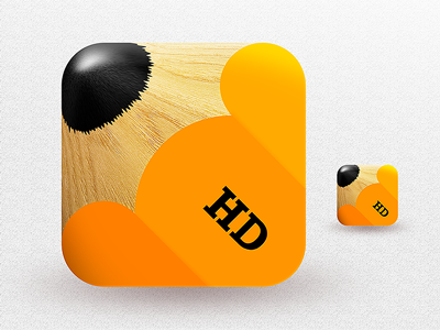 Pencil HD app icon ios ipad iphone pencil retina