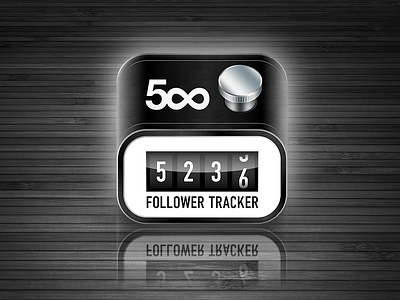 Icon for 500PxTrack - Follower Tracker For 500px followers icon ios ipad iphone retina