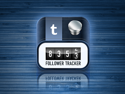 Icon for TumblrTrack - Follower Tracker For Tumblr followers icon ios ipad iphone retina