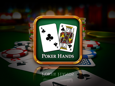 Poker Hands iOS icon app icon ios ipad iphone retina