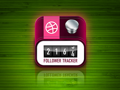 Icon for DribTrack (on AppStore) - Follower Tracker For Dribbble