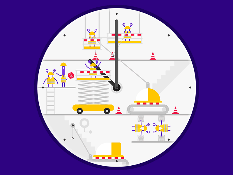 Circadian Clock animation illustration