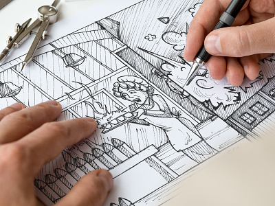 Storyboard hand drawn sketch sketching storyboard storyboard artist storyboarding