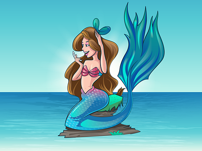 Mermaid Illustration Design