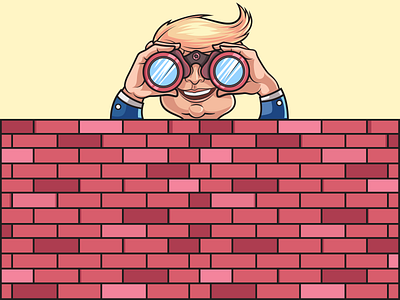 Let's build the Wall! Big Wall!! - Donald Trump america building donald funny great politics president trump usa wall