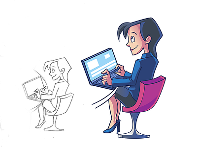 Business lady for Explainer Video