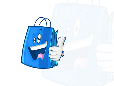 Shopping Bag Character design bag brand cartoon colorful cute happy mascot shopin shopping bag vector