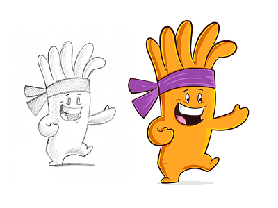 Mascot Design band cartoon cute emoji funny illustration mascot ninja online sketch sticker vector