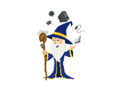 Pixel Art - Tech Wizard