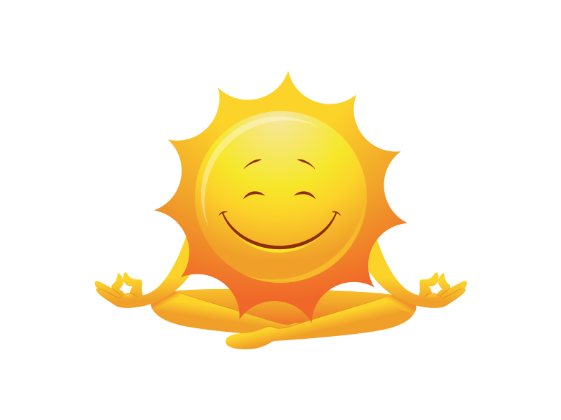 Sunshine Yoga Cliparts, Stock Vector and Royalty Free Sunshine Yoga  Illustrations