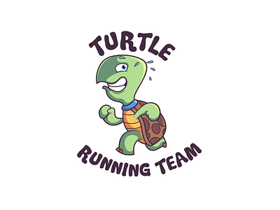 Seriously!! cartoon cute funny game running sweating tired tshirt turtle vector