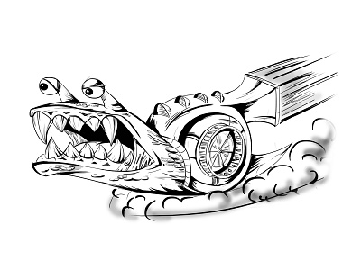 Turbo Snail Concept art cartoon character concept detailed illustration mascot sketch snail turbo vector