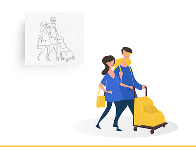 Custom illustrations for coach direct cartoon illustration custom illustration flat illustration icon illustration landing page illustration modern illustration vector website illustration