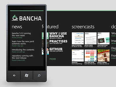 Bancha Reader app bancha windows phone wp wp7.5 wp8