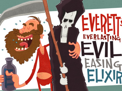Everetts!! cartoon character design comic daily doodle digital illustration environment illustration