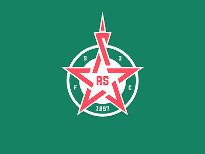 Red Star FC concept football france illustrator ligue 1 logo rebranding redesign soccer sport
