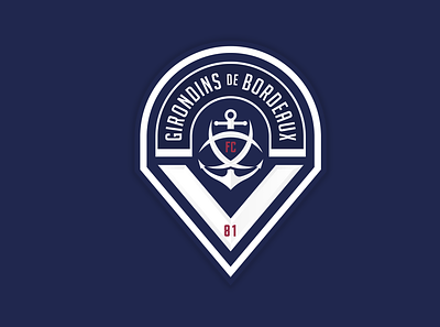 Girondins de Bordeaux bordeaux concept football girondins illustrator ligue 1 logo soccer
