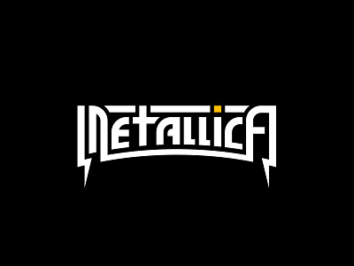 Metallica concept graphic design illustraion illustrator logo metal metallica music rebrand redesign