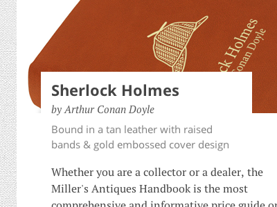Sherlock book webfont