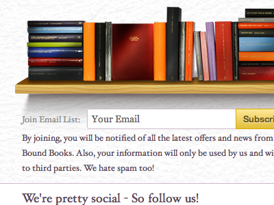 Final Bookshelf footer