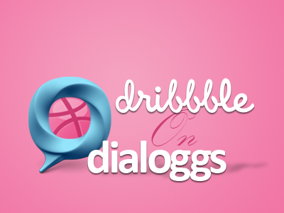 Dribbble On Dialoggs ad dialog.gs dialoggs drew wilson dribbble icon pink