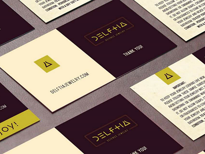 Delftia identity - Business card