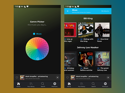 #2 day in 30 day UX/UI challenge - Spotify