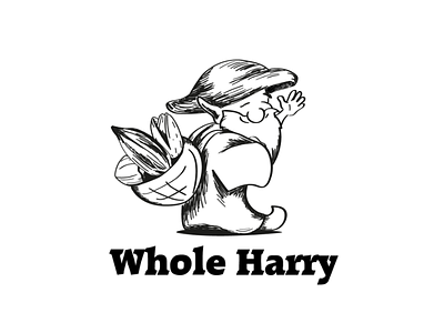 Whole Harry second concept character forest fun gnome healthy illustration logo mascot natural whole foods