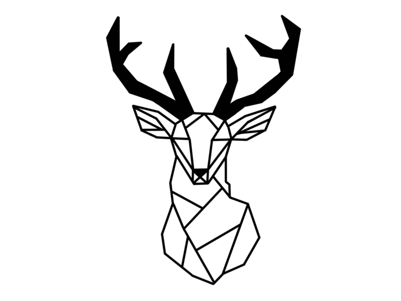 Gecometric Deer. by Hollie Giles on Dribbble