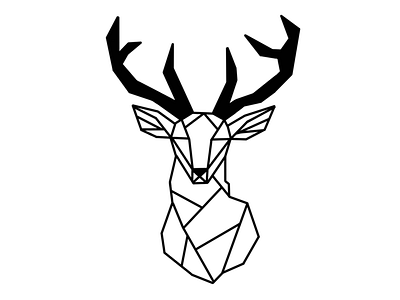 Gecometric Deer. by Hollie Giles on Dribbble