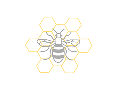 Manchester Bee. bee design honey icon illustration ipad manchester bee procreate