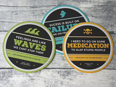 Drink up coasters