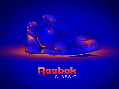 Reebok classic adobe classic illustration reebok sneakers vector