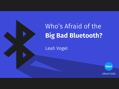 Bluetooth Presentation Cover Design bluetooth conference cover artwork deck flat design presentation presentation design slideshow
