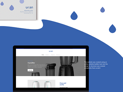 Uran - Product catalogue & website design