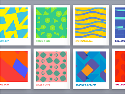 Patterns for Brand Identity of a tshirt brand branding cards colour graphic illlustration patterns pop art tshirt ui