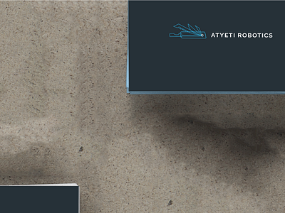 Logo design for Atyeti Robotics business cards clean corporate design illustration logo swiss swiss knife tech