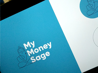 Logo option for My Money Sage brand identity design branding finance fintech illustration logo sage startup wise