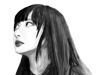 Momoko Kitano - Portrait art digitalart digitaldrawing digitalillustration digitalpainting drawing illustration painting portrait