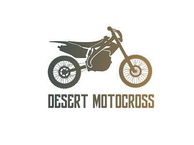 Desert motocross logo 2d branding desert design graphic illustration illustrator logo moto motocross