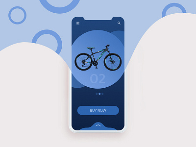 Bike Shop App app design flat graphic illustration interface landing modern page ui ux web