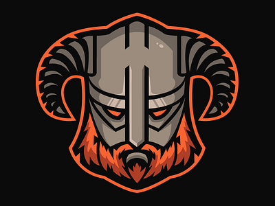 Viking esports illustration logo mascot viking