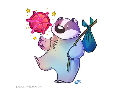 First Shot character design dribbble first shot space badger