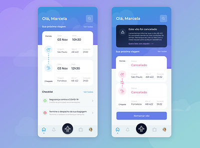 Flight App app design ui ux