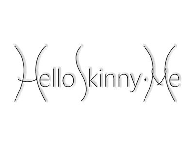 Hello Skinny Me Logo health logo skinny url weight loss
