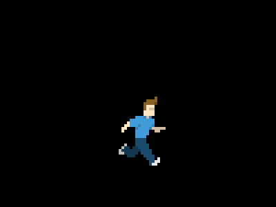 Pixel Run Jump WIP animation cycle jump pixel retro run wip