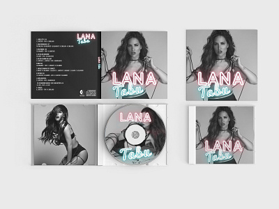 Lana Artist art artist black and white cd cover cd cover design cd design neon poster